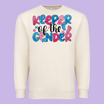 Keeper Of The Gender Premium Sweatshirt Designed By Jahusdesignshop