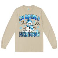 Mushroom i'm having a meltdown Long Sleeve Tee - MaliasSmallBusiness
