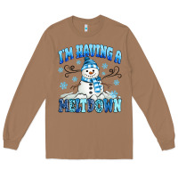 Toasted Coconut i'm having a meltdown Long Sleeve Tee - MaliasSmallBusiness