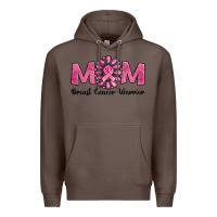 Coffee breast cancer warrior mom Premium Hoodie - Jasminsmagicworld