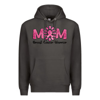 Smoke breast cancer warrior mom Premium Hoodie - Jasminsmagicworld