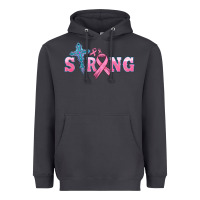 Smoke strong with cross ribbon Heavyweight Hoodie - HRA Design Shop