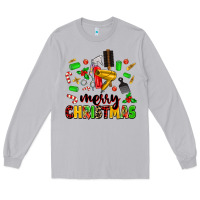 Moon Dust merry christmas hair Long Sleeve Tee - MaliasSmallBusiness