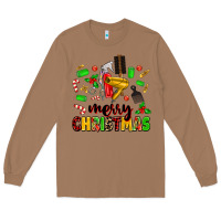 Toasted Coconut merry christmas hair Long Sleeve Tee - MaliasSmallBusiness