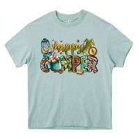 Arona happy camper Heavy Core Tee - CowhideDigitalArt