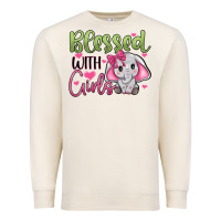 Sandshell blessed with girls Premium Sweatshirt - JahusDesignShop
