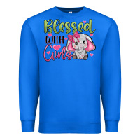 True Royal blessed with girls Premium Sweatshirt - JahusDesignShop