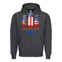 Smoke Ameri can Zipper Hoodie - texasbilliewilder