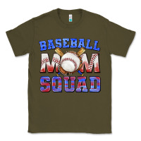 Army Green baseball mom squad Classic Tee - texasbilliewilder