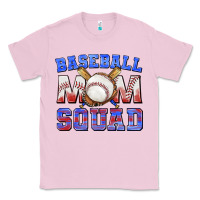 Bubblegum Pink baseball mom squad Classic Tee - texasbilliewilder
