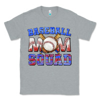 Heather Grey baseball mom squad Classic Tee - texasbilliewilder
