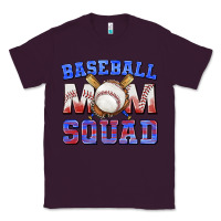 Plum baseball mom squad Classic Tee - texasbilliewilder