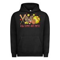 Pigment Black rub some dirt on it softball Urban Hoodie - MaliasSmallBusiness