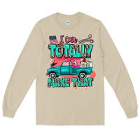 Mushroom I can totally make that with truck Long Sleeve Tee - MaliasSmallBusiness