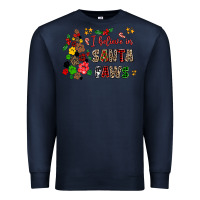 Navy i believe in santa paws Premium Sweatshirt - AdoDesignShop
