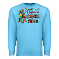 Ocean Blue i believe in santa paws Premium Sweatshirt - AdoDesignShop
