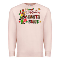 Pale Pink i believe in santa paws Premium Sweatshirt - AdoDesignShop