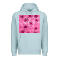 Blue Mist breast cancer Premium Hoodie - Jasminsmagicworld