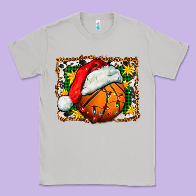 Basketball Christmas Classic Tee Designed By Fadigitalartstudio