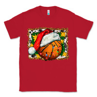 Red basketball christmas Classic Tee - FaDigitalArtStudio