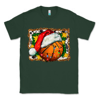 Sports Green basketball christmas Classic Tee - FaDigitalArtStudio