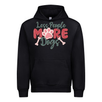 Black less people more dogs Urban Hoodie - MaliasSmallBusiness