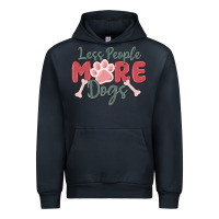 Navy less people more dogs Urban Hoodie - MaliasSmallBusiness