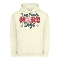 Pigment Pistachio less people more dogs Urban Hoodie - MaliasSmallBusiness