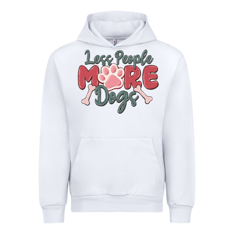 Less People More Dogs Urban Hoodie by MaliasSmallBusiness | Teevron