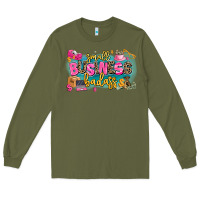 Army Green Small business badass Long Sleeve Tee - MaliasSmallBusiness