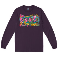 Plum Small business badass Long Sleeve Tee - MaliasSmallBusiness