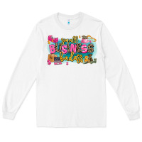 White Small business badass Long Sleeve Tee - MaliasSmallBusiness