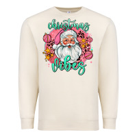 Sandshell christmas vibes santa Premium Sweatshirt - AdoDesignShop