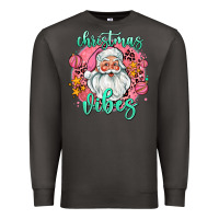 Smoke christmas vibes santa Premium Sweatshirt - AdoDesignShop