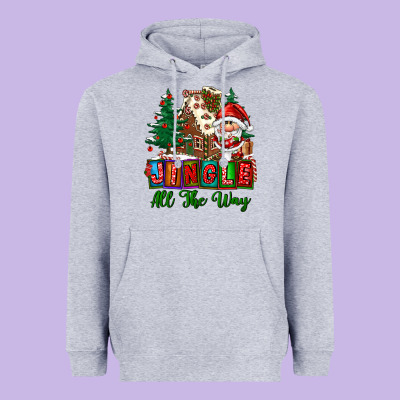 Jingle All The Way Heavyweight Hoodie Designed By Fadigitalartstudio