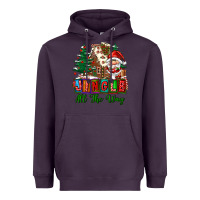 Plum jingle all the way Heavyweight Hoodie - FaDigitalArtStudio