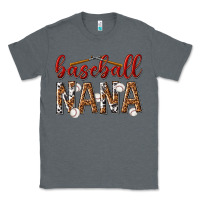 Charcoal Heather baseball nana with leopard Classic Tee - texasbilliewilder