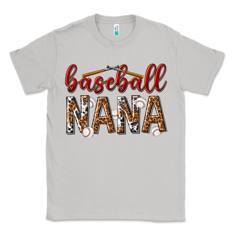 Baseball Nana With Leopard Classic Tee by texasbilliewilder | Teevron