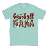 Seafoam baseball nana with leopard Classic Tee - texasbilliewilder
