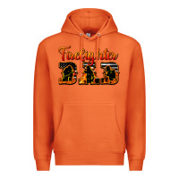 Carrot American Flag Firefighter Dad Premium Hoodie - LillyAllenDesigns