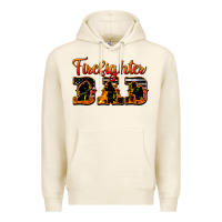 Tofu American Flag Firefighter Dad Premium Hoodie - LillyAllenDesigns