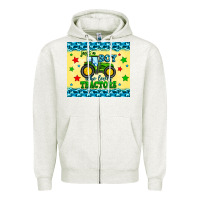 Oatmeal Heather just a boy who loves tractors Zipper Hoodie - Zillion Design Studio