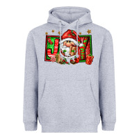 Joy Santa Gnomes Heavyweight Hoodie | Teevron