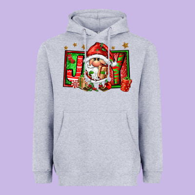 Joy Santa Gnomes Heavyweight Hoodie Designed By Fadigitalartstudio