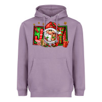 Lavender joy santa gnomes Heavyweight Hoodie - FaDigitalArtStudio