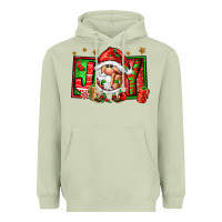 Matcha joy santa gnomes Heavyweight Hoodie - FaDigitalArtStudio