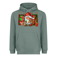 Sage joy santa gnomes Heavyweight Hoodie - FaDigitalArtStudio