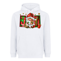 White joy santa gnomes Heavyweight Hoodie - FaDigitalArtStudio