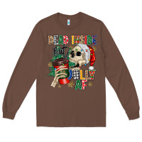 Chestnut dead inside but jolly as fuck Long Sleeve Tee - MaliasSmallBusiness