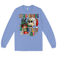 Colony Blue dead inside but jolly as fuck Long Sleeve Tee - MaliasSmallBusiness